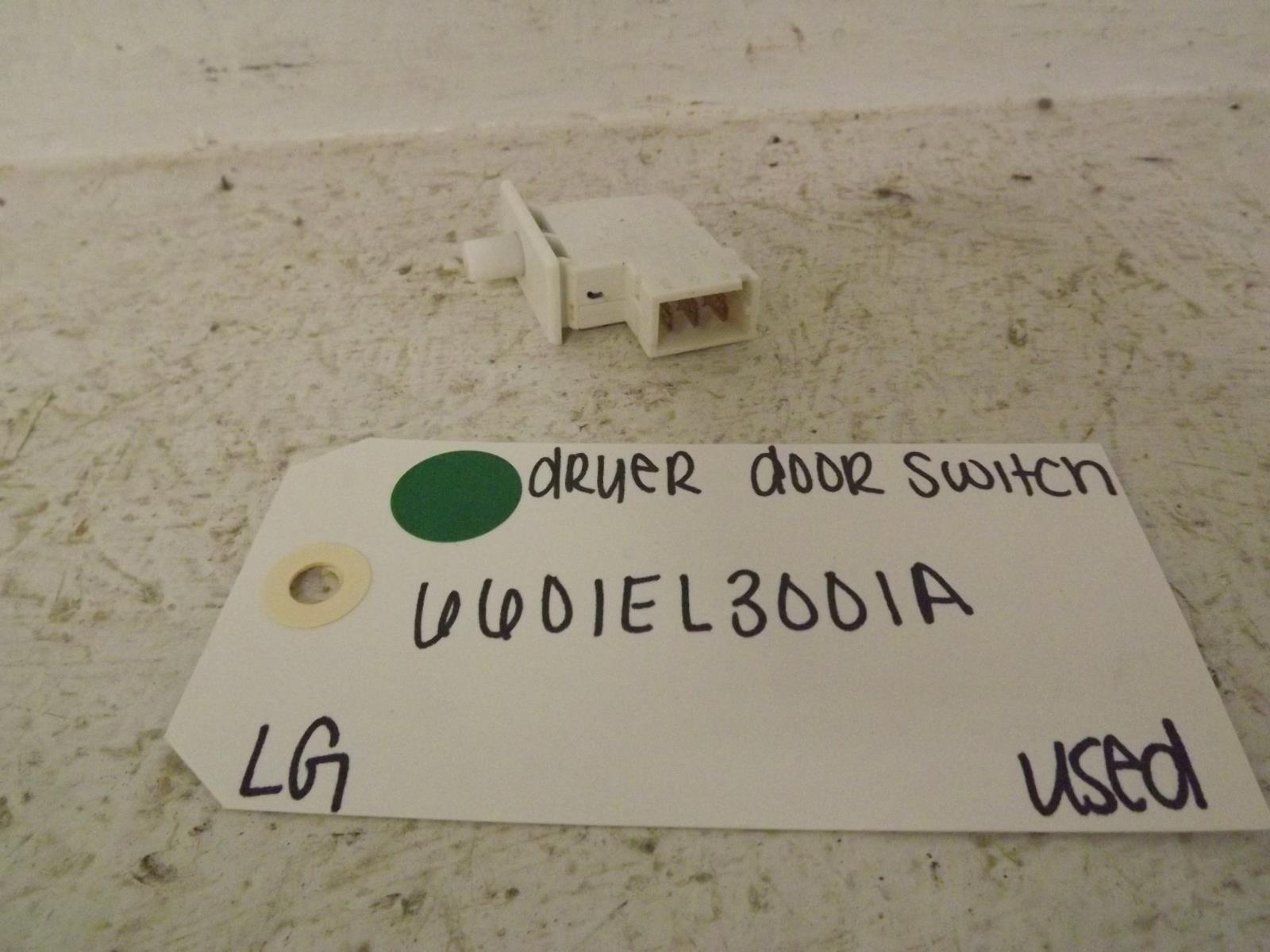 LG Dryer 6601EL3001A Door Switch Used LG Dryer 6601EL3001A Door Switch Used